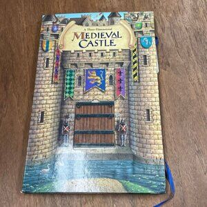 Medieval Castle by Phil Wilson Hardback Expanding Book - GUC